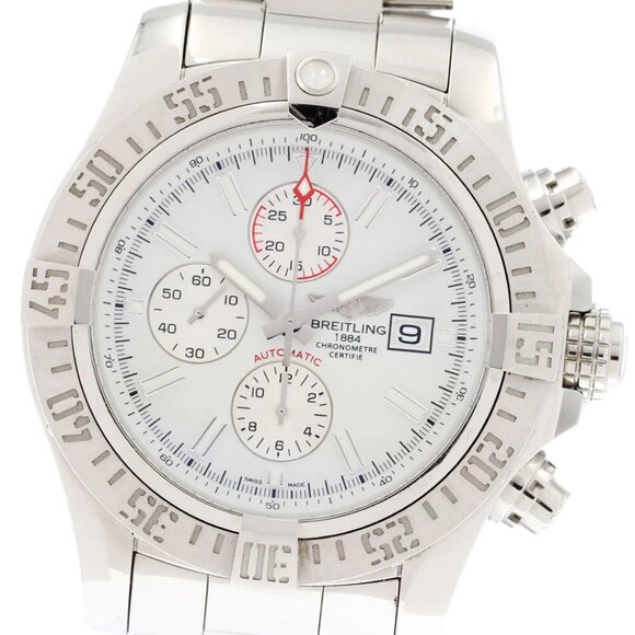 BREITLING Super Avenger II A13371 Chronograph Automatic Men's Watch - Picture 5 of 11